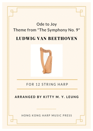 Ody to Joy by Beethoven - 12 String Small Lap Harp