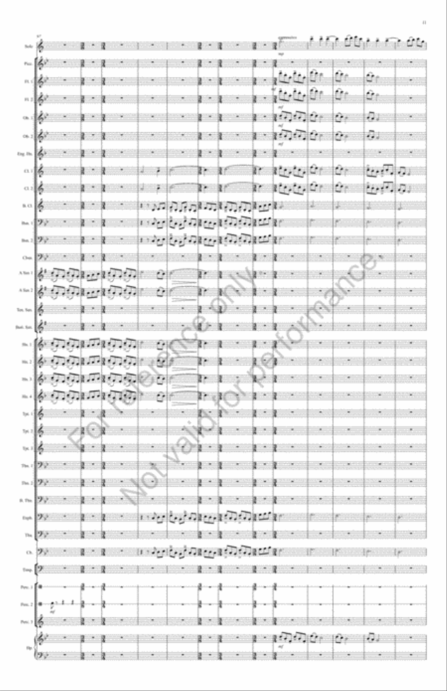 Shenandoah Fantasy Concert Band scores gallery preview page 12