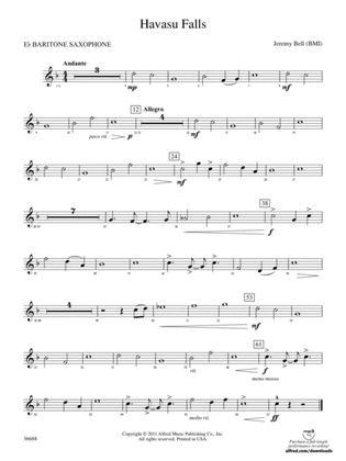 Havasu Falls: E-flat Baritone Saxophone