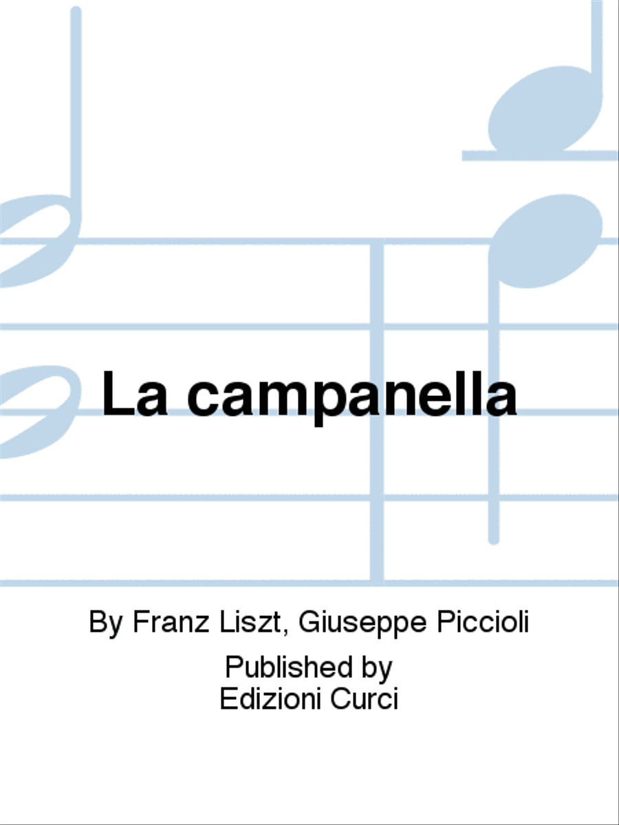 La campanella La campanella Piano Duet scores gallery preview page 1