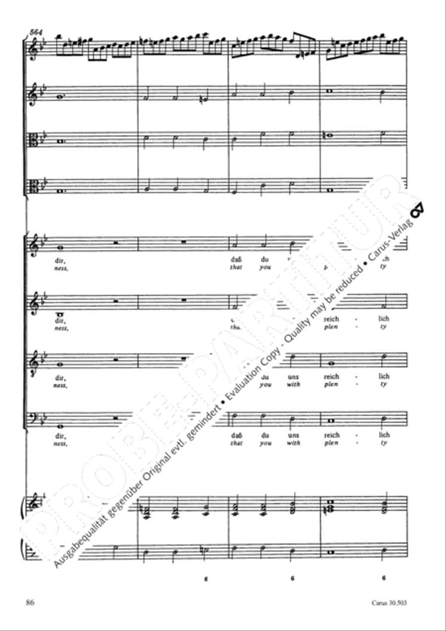 My beloved, you are fair (Meine Freundin, du bist schon) 4-Part scores gallery preview page 89