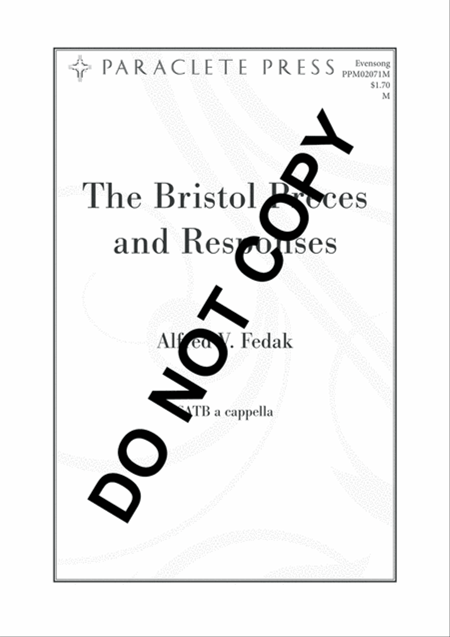 The Bristol Preces and Responses 4-Part scores gallery preview page 2