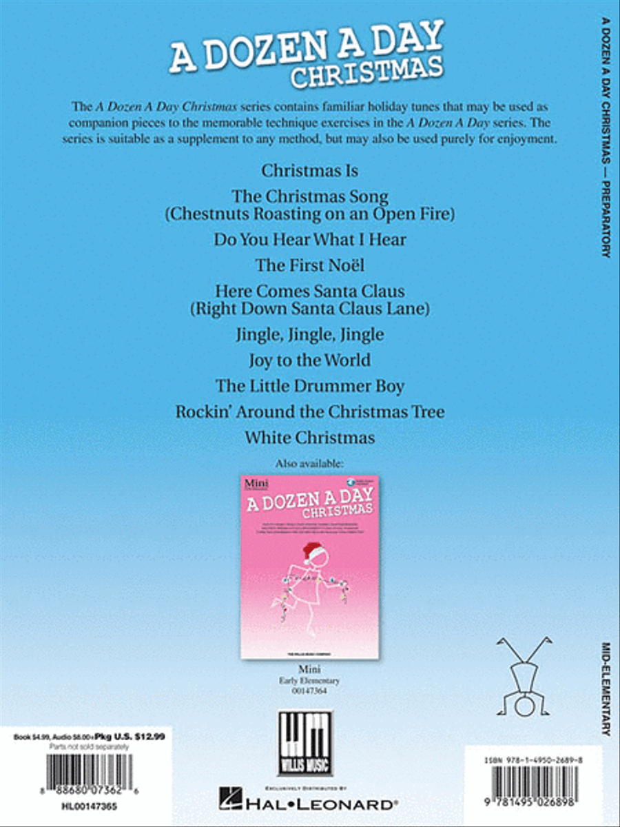 A Dozen a Day Christmas Songbook – Preparatory Piano Method scores gallery preview page 2