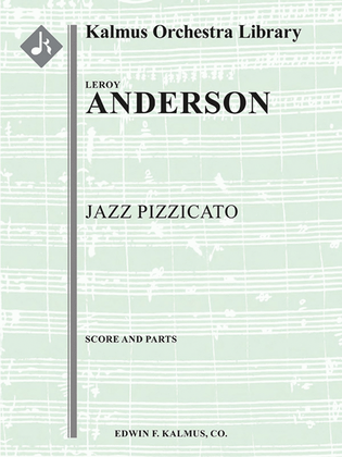 Book cover for Jazz Pizzicato for Full Orchestra