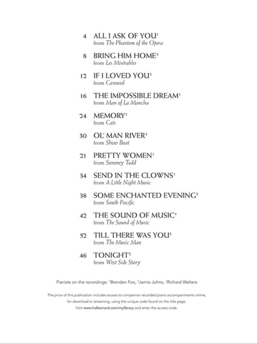 Broadway Songs for Classical Players – Flute and Piano Flute Solo scores gallery preview page 2