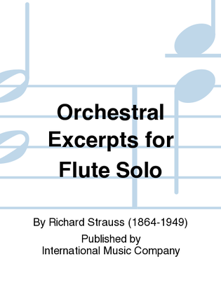 Orchestral Excerpts for Flute Solo