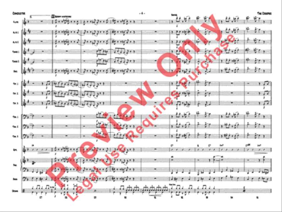 The Creeper (score only) Jazz Ensemble scores gallery preview page 7