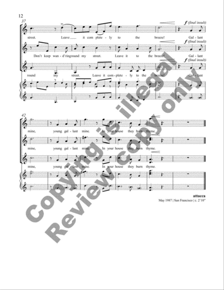 Landscapes and Silly Songs Divisi scores gallery preview page 28