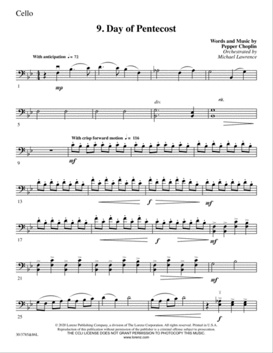 Once Upon a Morning - Set of Parts Choir scores gallery preview page 19