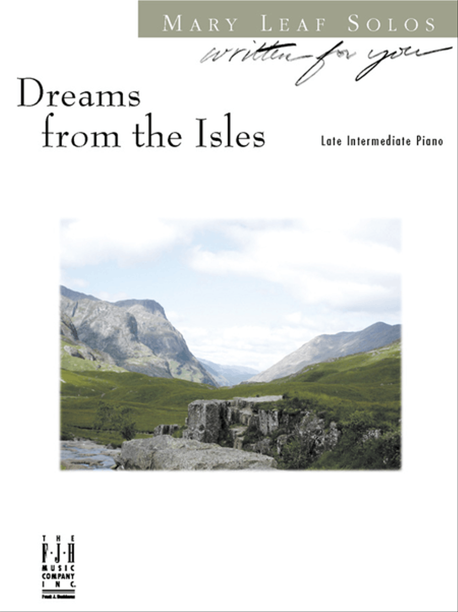 Dreams from the Isles Piano Solo scores gallery preview page 1