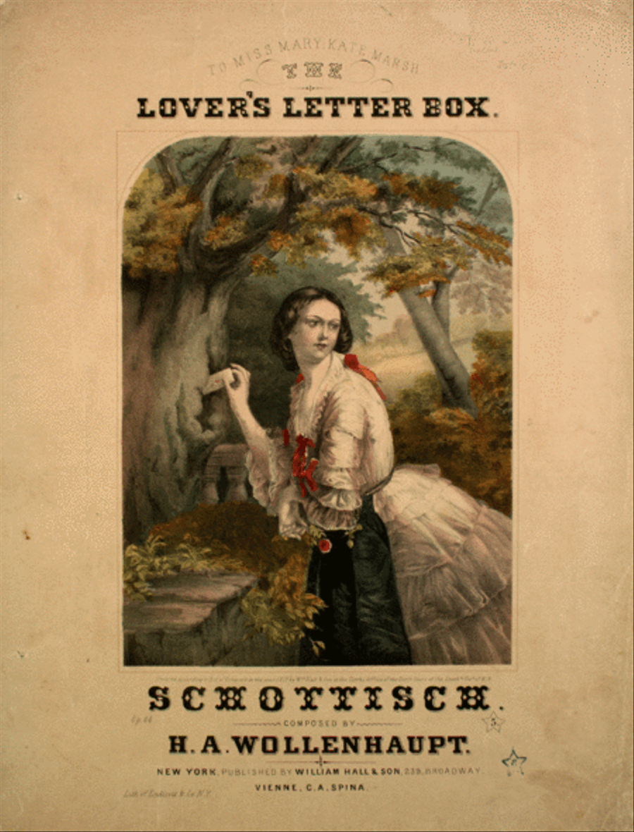 The Lover's Letter Box. Schottisch Piano Solo scores gallery preview page 1