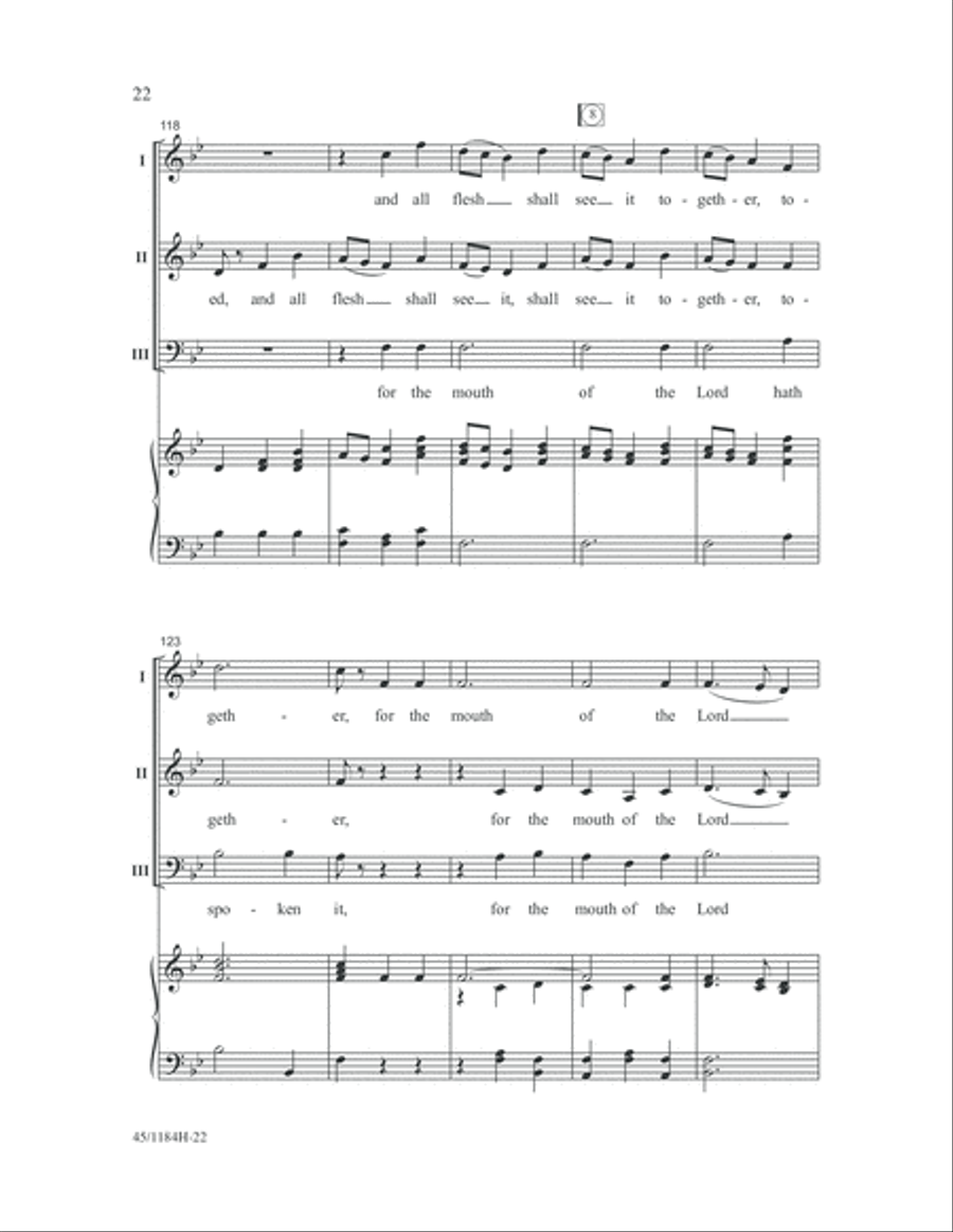 Messiah Messiah 3-Part scores gallery preview page 22