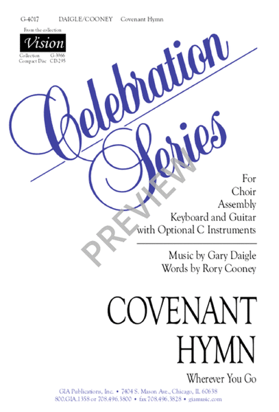 Covenant Hymn - SATB edition image number null