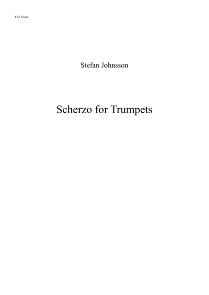 Scherzo for trumpets