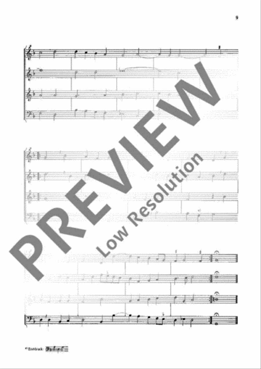 Dance Movements in four parts 4-Part scores gallery preview page 7