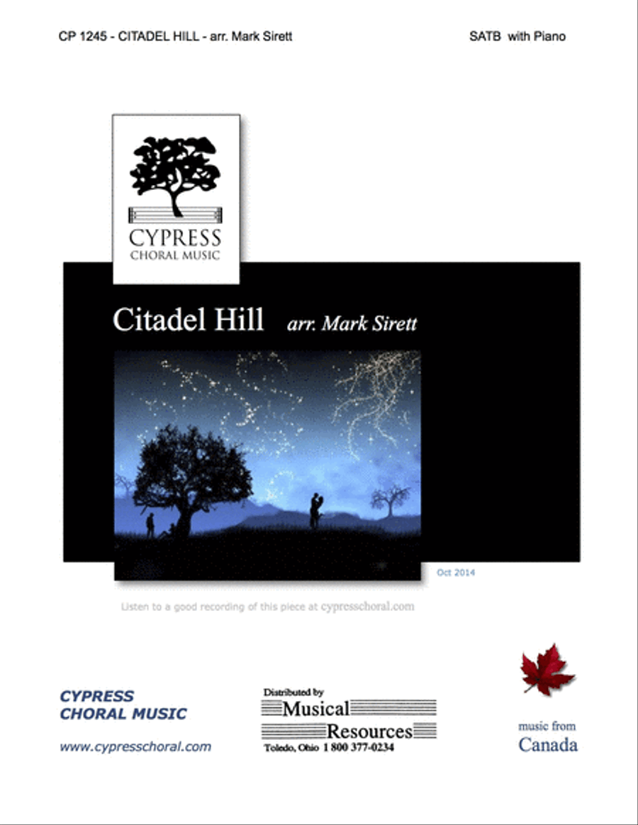Citadel Hill 4-Part scores gallery preview page 1