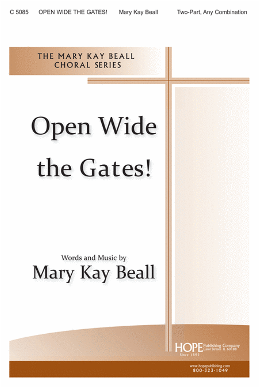 Open Wide the Gates 2-Part scores gallery preview page 1