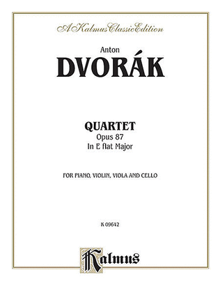 Book cover for Quartet in E-flat Major, Op. 87