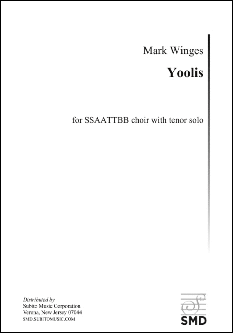 Yoolis Yoolis SSAATTBB scores gallery preview page 1