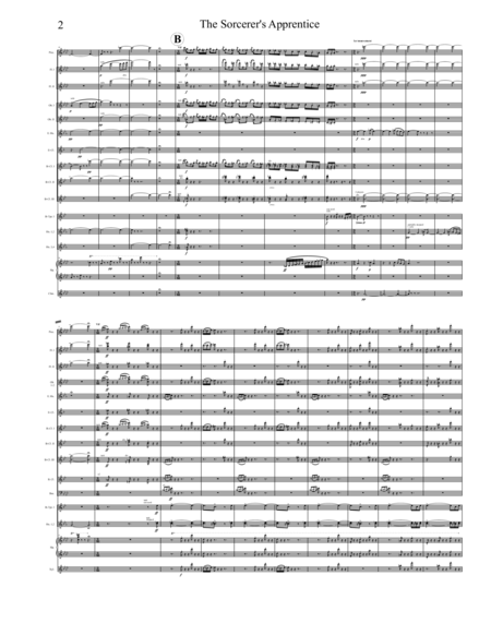 The Sorcerer's Apprentice-arranged for Symphonic Band (SCORE ONLY) - Score Only image number null