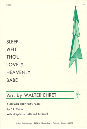 Book cover for Sleep Well, Thou Lovely, Heavenly Babe