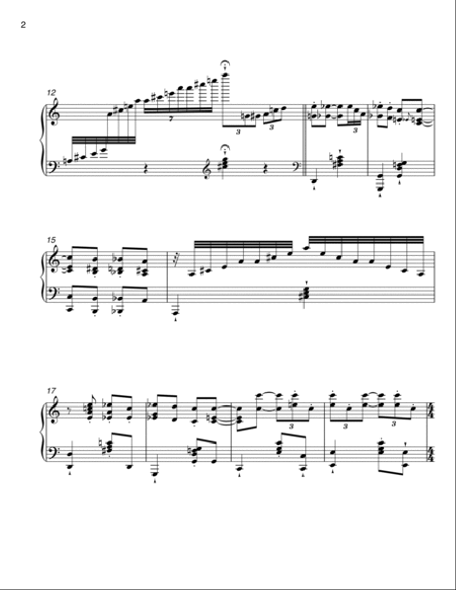 Cruella De Vill Piano Solo scores gallery preview page 3