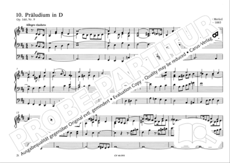 Free Organ Music from the Romantic Period, Vol. I (Freie Orgelmusik der Romantik, Band I) Organ scores gallery preview page 25