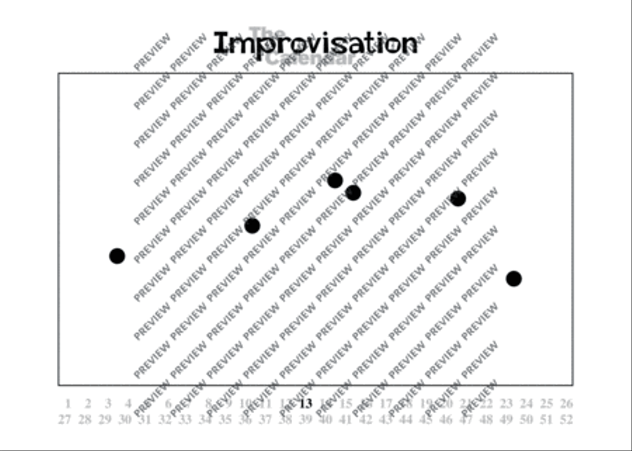 Improvisation Calendar Score scores gallery preview page 18