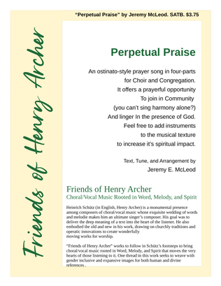 Perpetual Praise (Ostinato Prayer Song for Congregation and Choir)