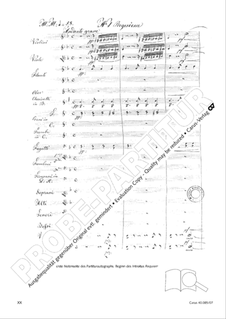 Missa pro defunctis 4-Part scores gallery preview page 21