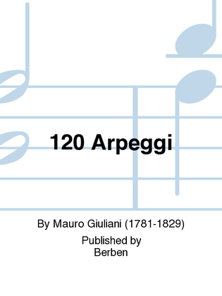 Book cover for 120 Arpeggi