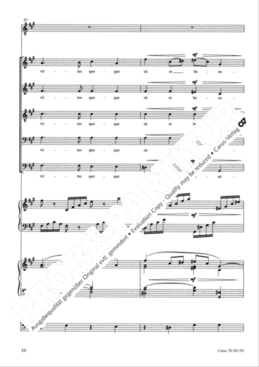 Tantum ergo in A major Choir scores gallery preview page 11