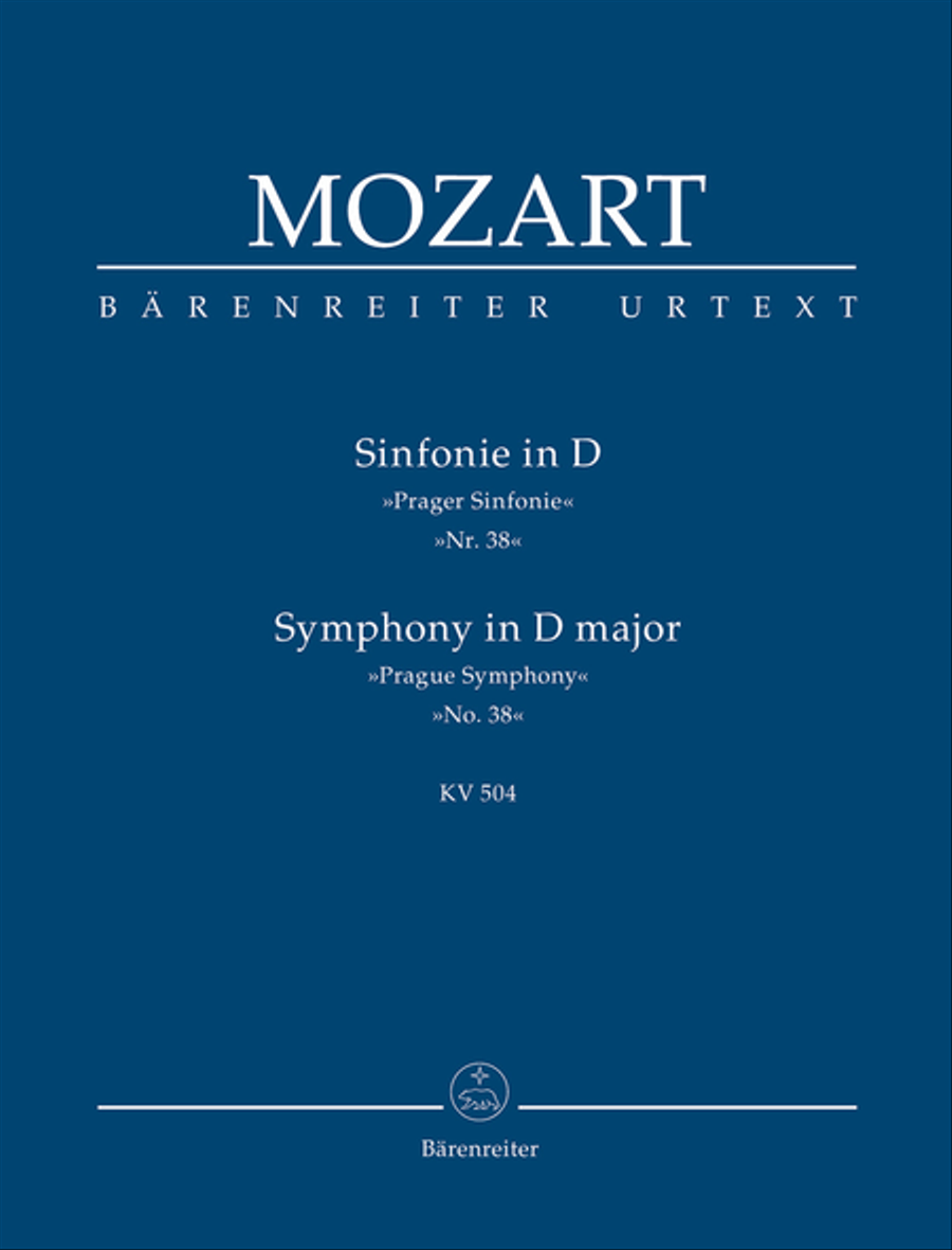 Symphony, No. 38 D major, KV 504 'Prague Symphony'