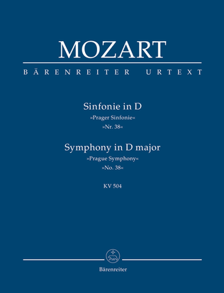 Book cover for Symphony, No. 38 D major, KV 504 'Prague Symphony'