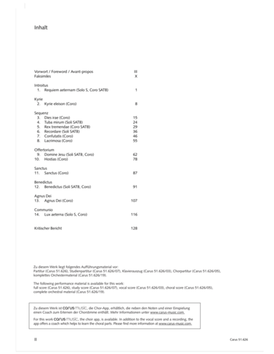 Missa longa in C major (Missa longa in C) 4-Part scores gallery preview page 3