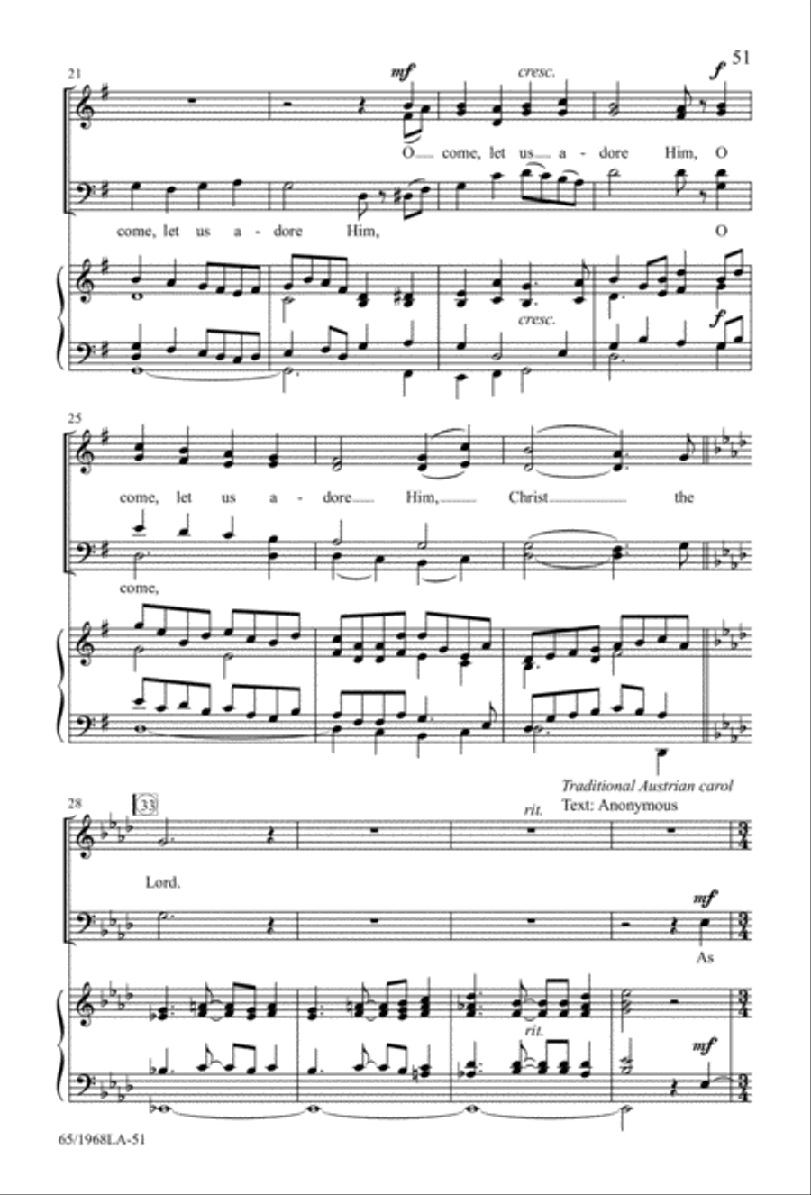 The Word Made Flesh 4-Part scores gallery preview page 53