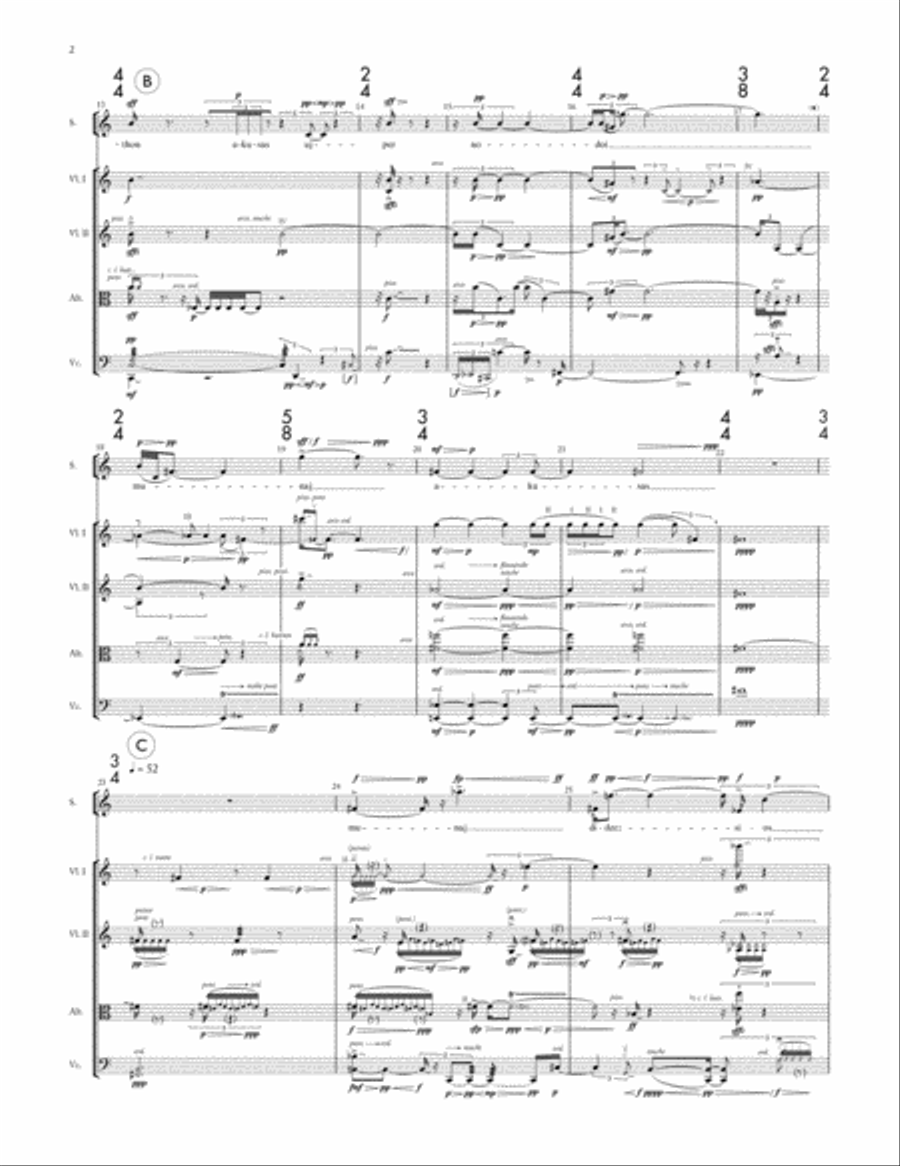 Nachlese String Quartet scores gallery preview page 3