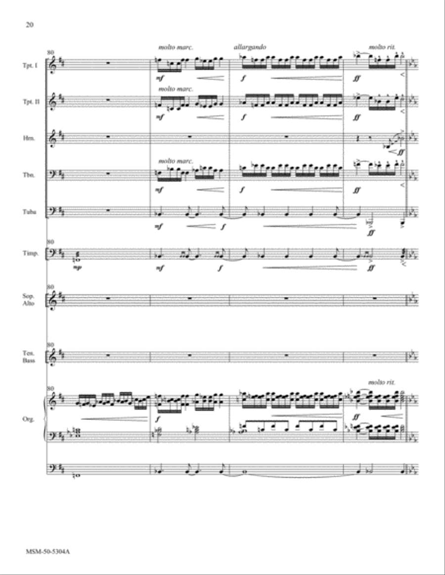 Holy, Holy, Holy (Brass Version Score) Choir scores gallery preview page 10