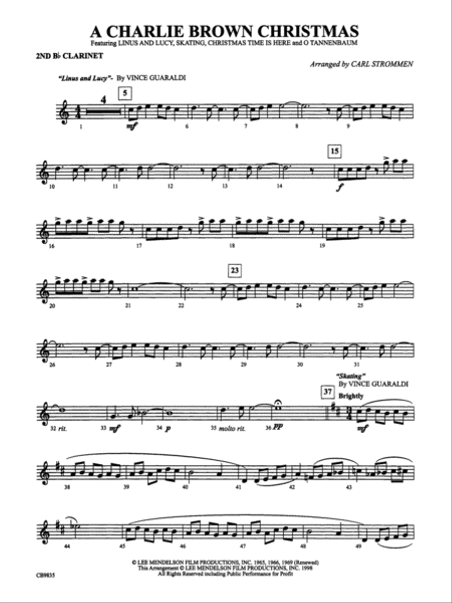 Brown clarinet top