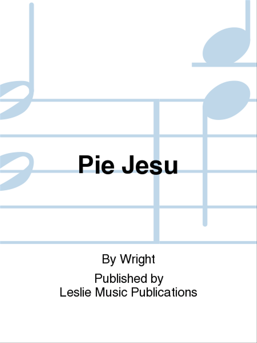 Pie Jesu Pie Jesu 4-Part scores gallery preview page 1