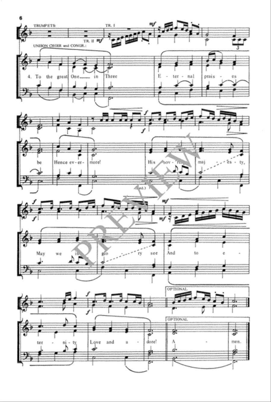 Come, Thou Almighty King Come, Thou Almighty King 4-Part scores gallery preview page 7