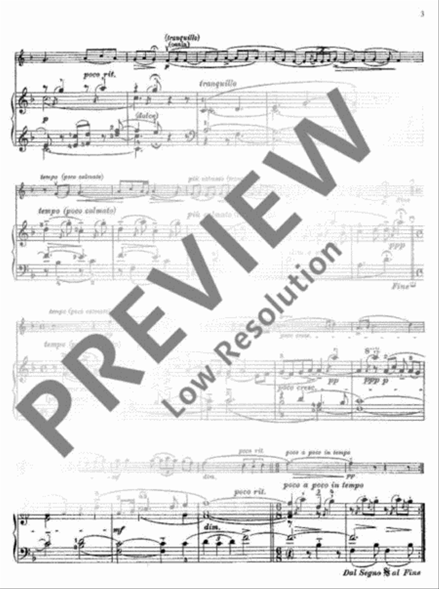 Two Pieces Violin Solo scores gallery preview page 4