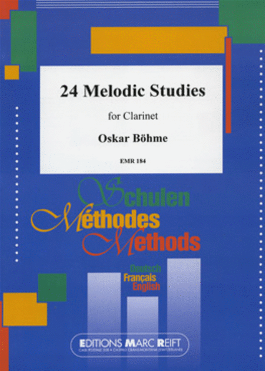 24 Melodic Studies Clarinet Solo scores gallery preview page 1