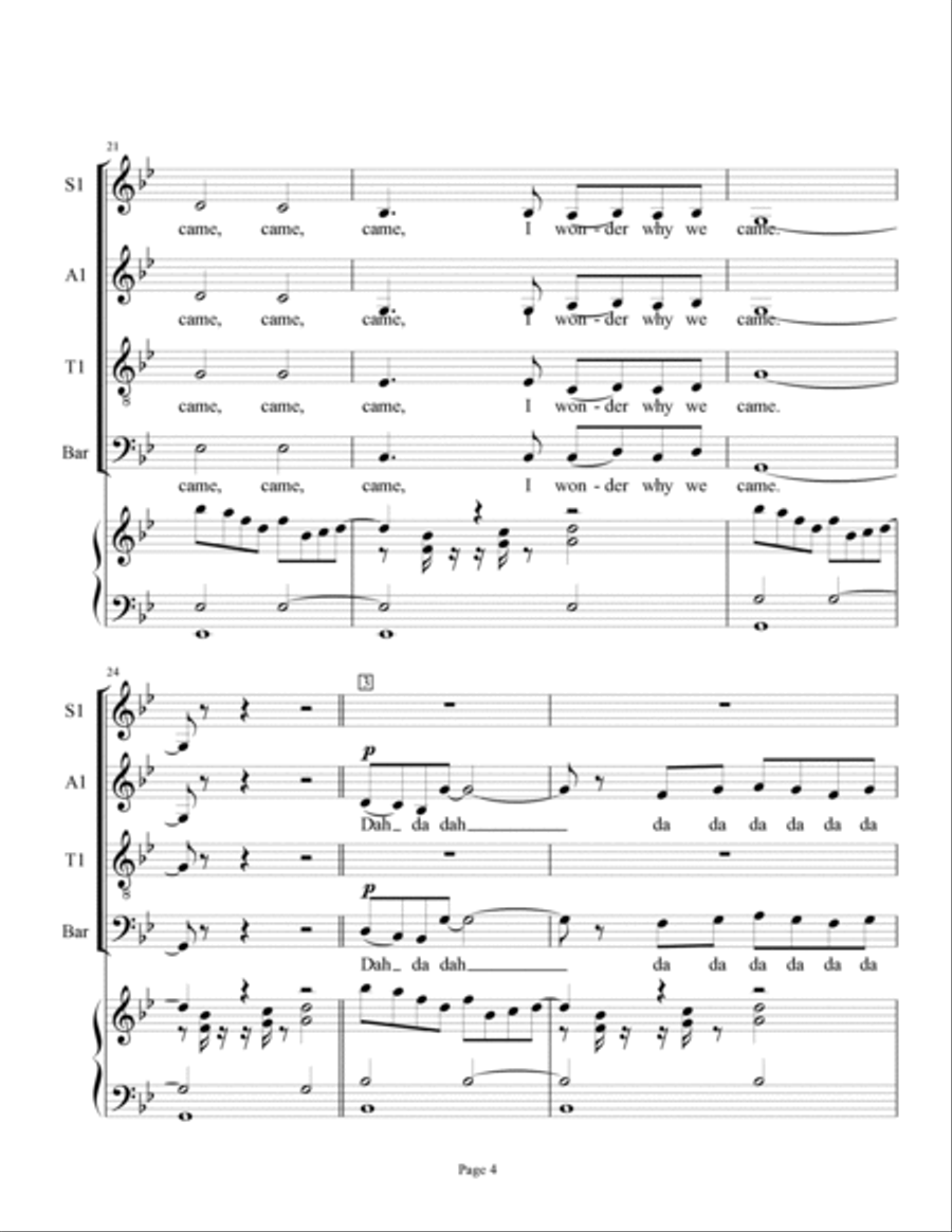 By This River 4-Part scores gallery preview page 4