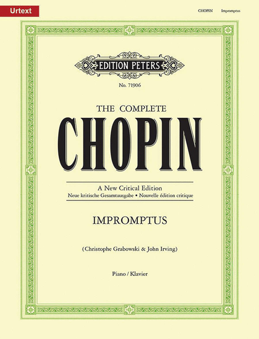 Impromptus Impromptus Piano Solo scores gallery preview page 1