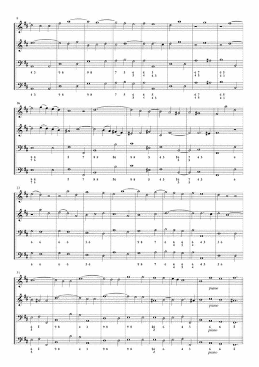 Corelli, Sonata op.3 n.2 in D major Small Ensemble scores gallery preview page 5