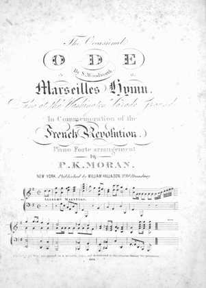The Occasional Ode, or, Marseilles Hymn