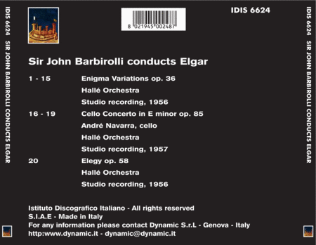 Sir John Barbirolli Conducts E