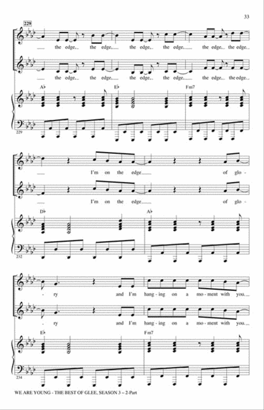 We Are Young 2-Part scores gallery preview page 6