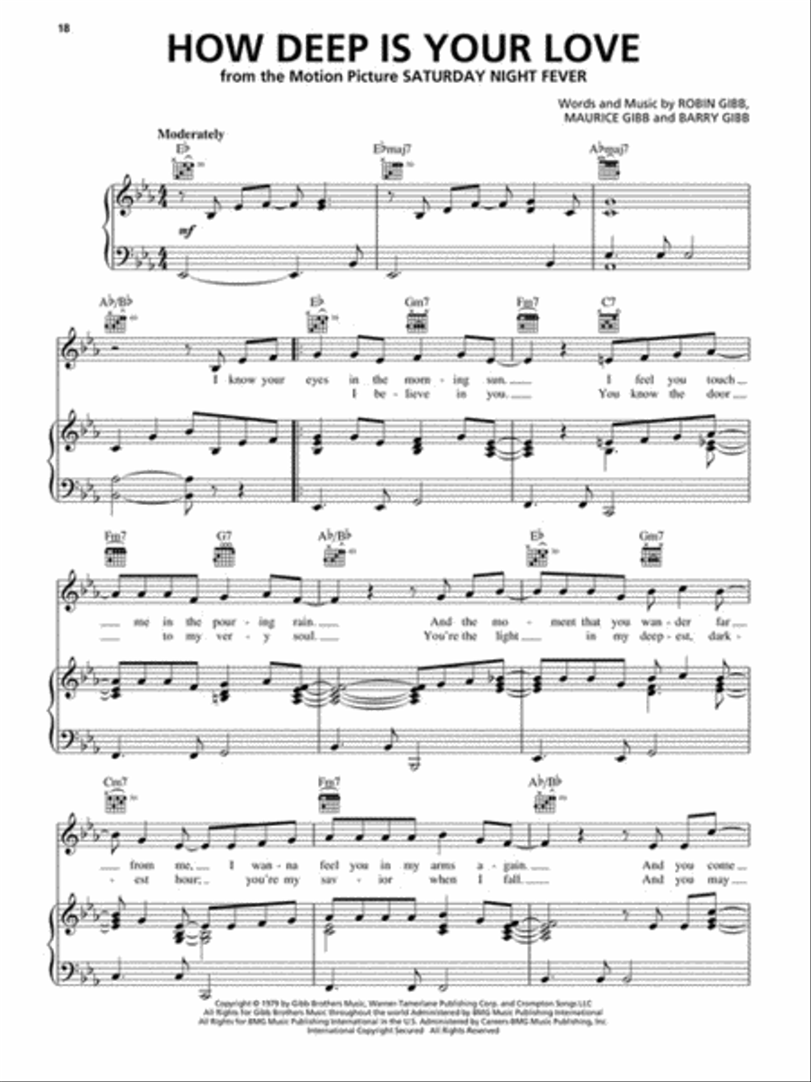 Love Songs Piano, Vocal, Guitar scores gallery preview page 4